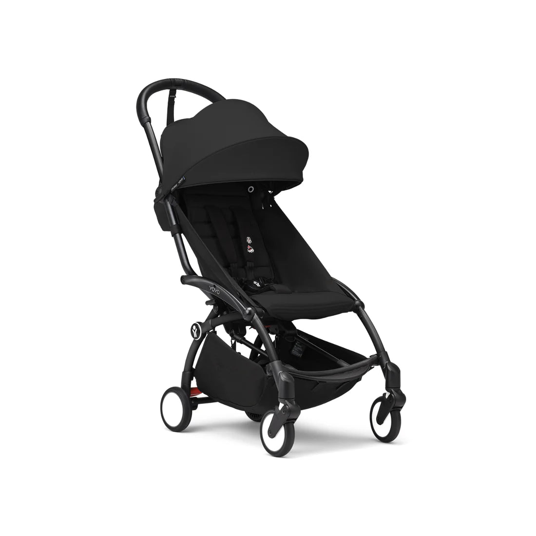 Coche Completo Stokke® YOYO³ – Chasis Negro + Asiento 6+ - Negro